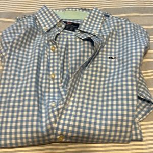 Vineyard vines long sleeve dress shirt size Boys L